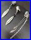 3 Vintage Native American Sterling Silver Feather Ear Cuffs Navajo Jewelry Lot