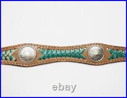 Begay Navajo Native American sterling silver turquoise large buckle belt