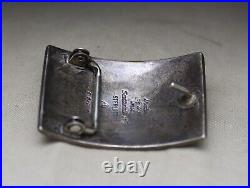 Dale Begaye Vintage Native American Navajo Sterling Silver Belt Buckle