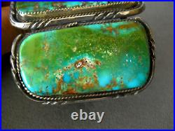 HUGE Native American Royston Turquoise Sterling Silver Cuff Bracelet 116g 2.4T