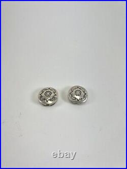 LOT 925 Sterling Silver 12 Pieces Native American Ethnic Tribe Buttons