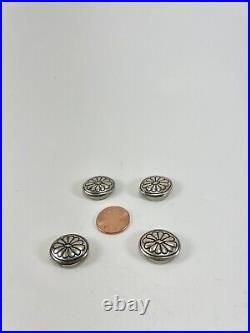 LOT 925 Sterling Silver 12 Pieces Native American Ethnic Tribe Buttons