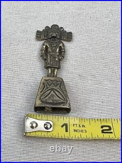 Native American Bell Navajo sterling silver KACHINA vintage stamped original