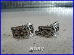 Native American Indian Jewelry Sterling Silver 14K Gold B. Morgan Watch Pieces