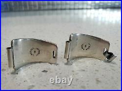 Native American Indian Jewelry Sterling Silver 14K Gold B. Morgan Watch Pieces