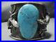 Native American Jewelry Giant Spiderweb Turquoise Gecko Sterling Silver