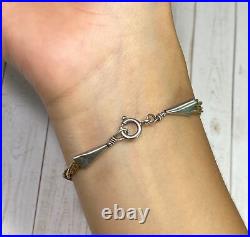 Native American Navajo Bracelet Liquid Silver Five Strand 6 3/4 inches Tribal