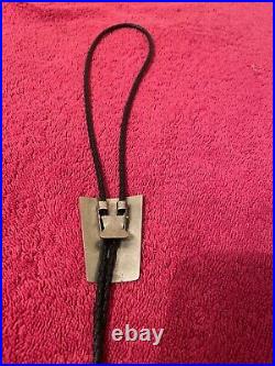 Native American Navajo Sterling NAKAI BOLO Tie