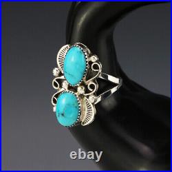 Native American Navajo Sterling Silver & Turquoise Ring