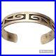 Native American, Navajo sterling silver wave design cuff bracelet- Joe Tortalita