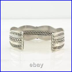 Native American Sterling Silver Cuff Bracelet Turquoise