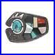 Native American Tufa Cast silver Ironwood, turquoise, coral belt buckle