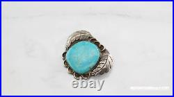 Native American Turquoise Sterling Silver Pendant