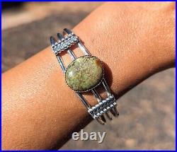 Navajo Bracelet Cuff Jewelry Sterling Silver Turquoise Native American Size 6.75