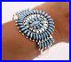 Navajo Bracelets Authentic Native American Sterling Silver Opal sz 6.5in