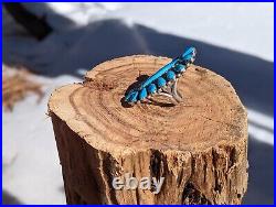 Navajo Jewelry Women's Native American Ring Sterling Silver Turquoise Sz 7.25