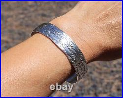 Navajo Sterling Silver Bracelets Handmade Native American Jewelry size 7