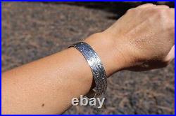 Navajo Sterling Silver Bracelets Handmade Native American Jewelry size 7