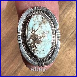 New Navajo Sterling Silver And Turquoise Ring Jewelry Native American Size 7