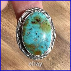 New Navajo Sterling Silver And Turquoise Ring Jewelry Native American Size 9