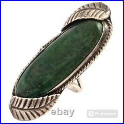 VERY EARLY Cryscolla VINTAGE NAVAJO STERLING SILVER RINGsz7