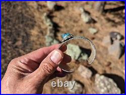 Vintage Navajo Bracelet Native American Handmade Jewelry Sterling Silver sz 7