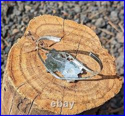 Zuni Cuff Bracelet Butterfly Sterling Silver Native American Jewelry Sz 6.75in