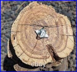 Zuni Ring Multi Stones Sterling Silver Inlay Native American Jewelry Sz 8.25