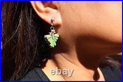 Zuni Turquoise Earrings Sterling Silver Native American Handmade NA Jewelry